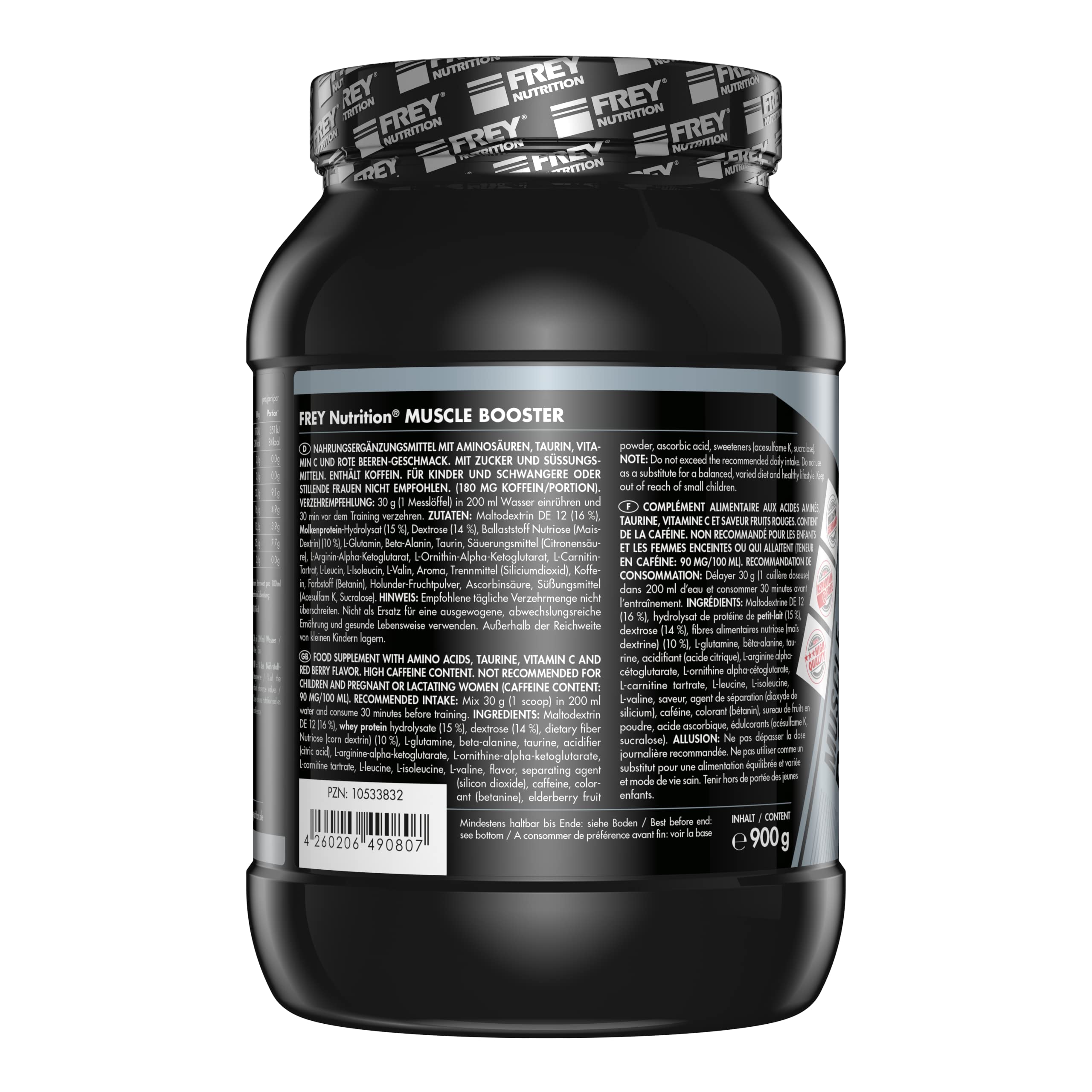 frey-nutrition-muscle-booster-pre-workout-1er-pack image 3