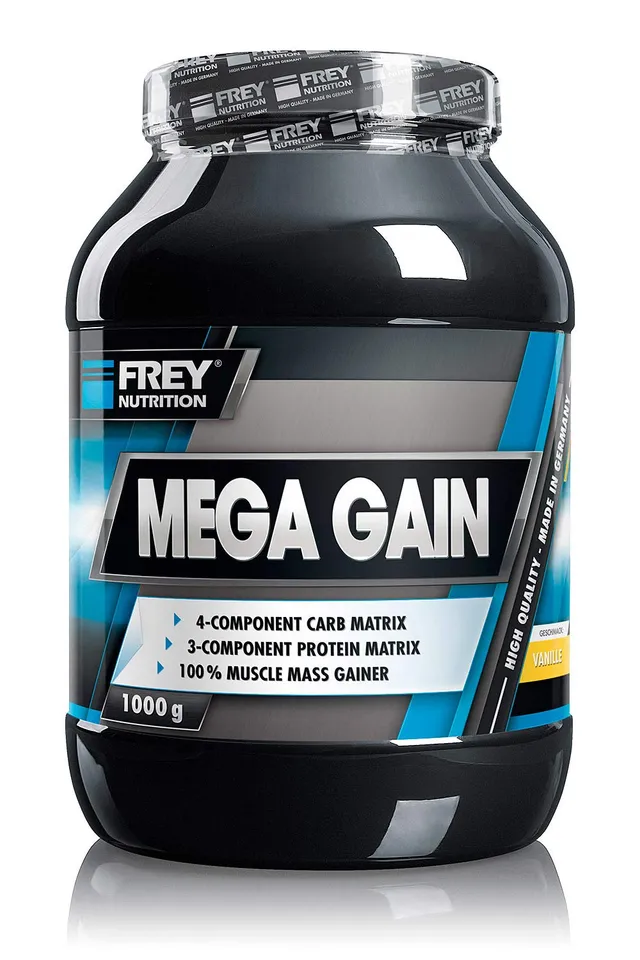 frey-nutrition-mega-gain-vanille-weight-gainer-1000-g image 1