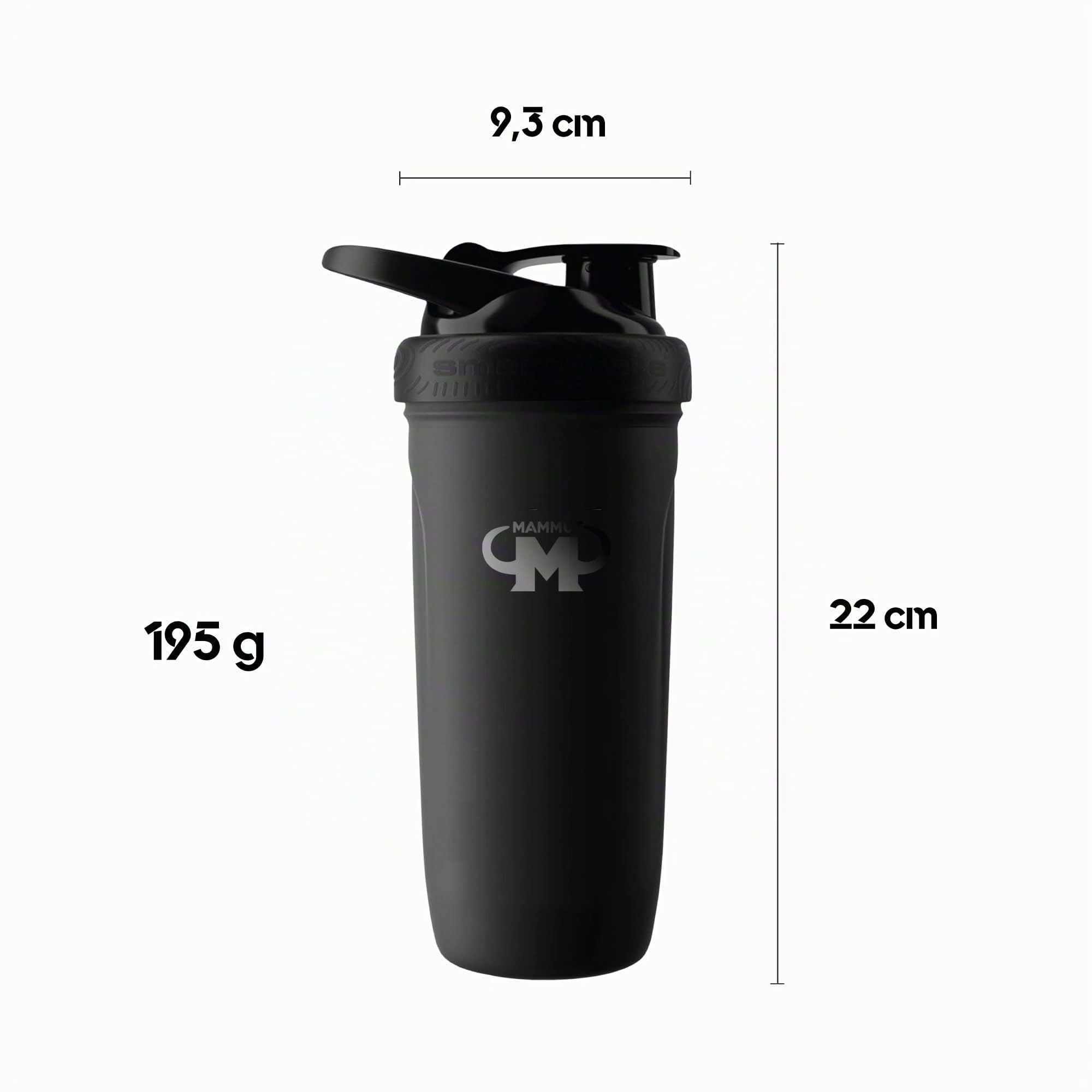 mammut-nutrition-reforce-edelstahl-protein-shaker-black-matt-700-ml image 4