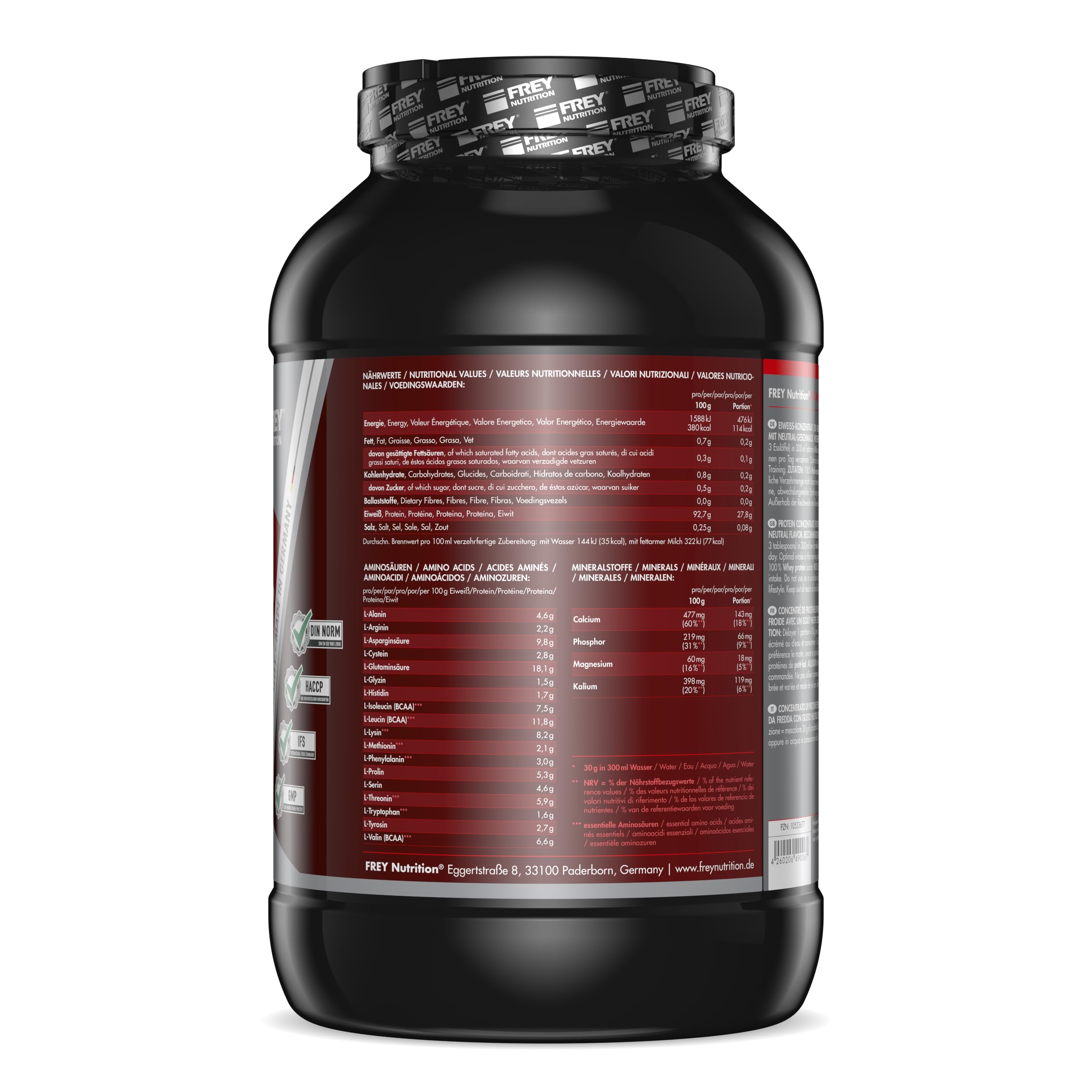 frey-nutrition-iso-whey-neutral-2300-g-isolat image 3