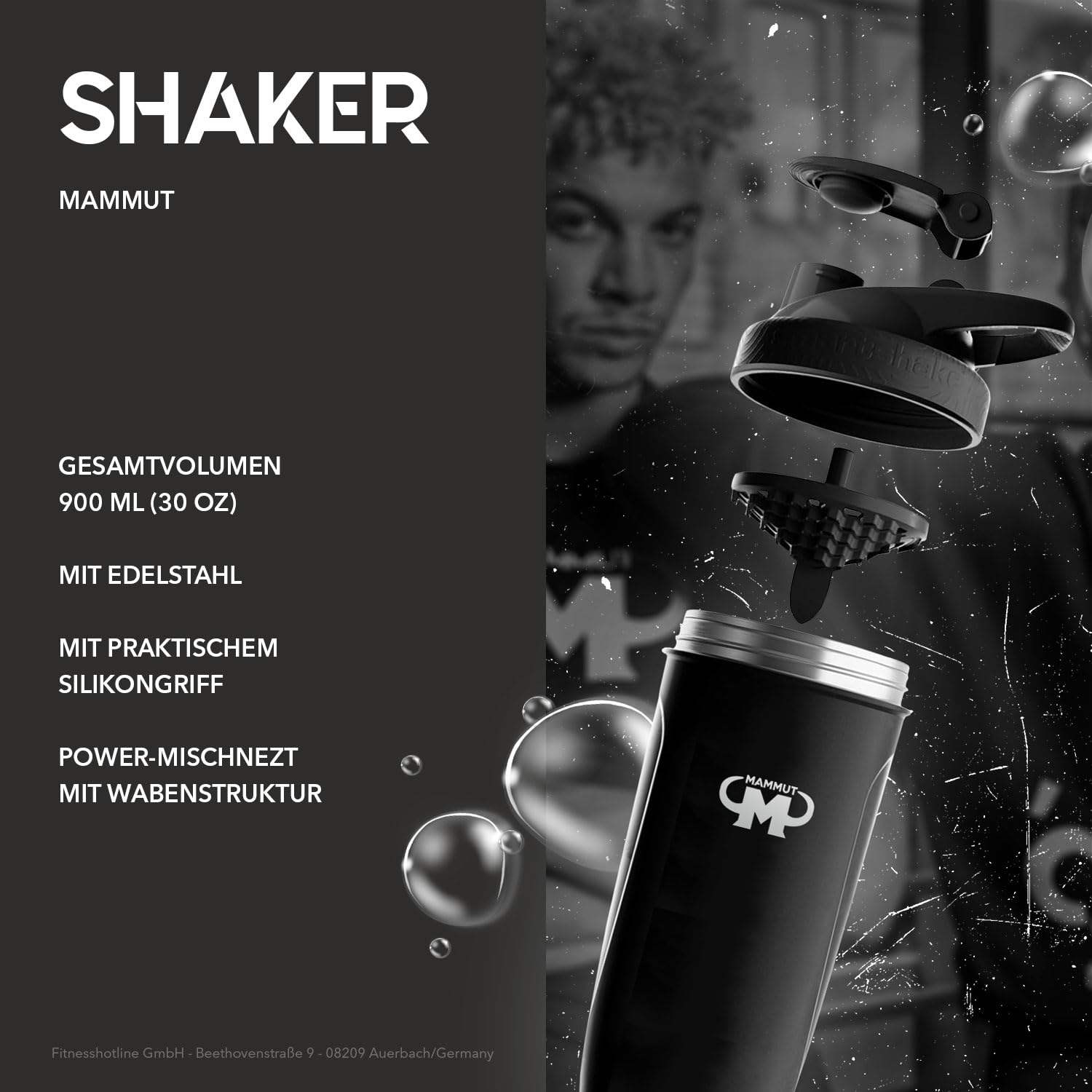mammut-nutrition-reforce-edelstahl-protein-shaker-black-matt-700-ml image 3