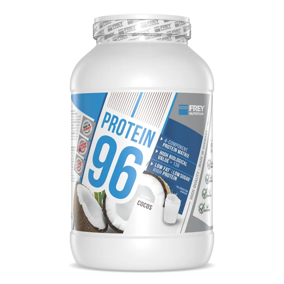 frey-nutrition-protein-96-cocos-2-3-kg-dose-4-komponenten-protein image 1