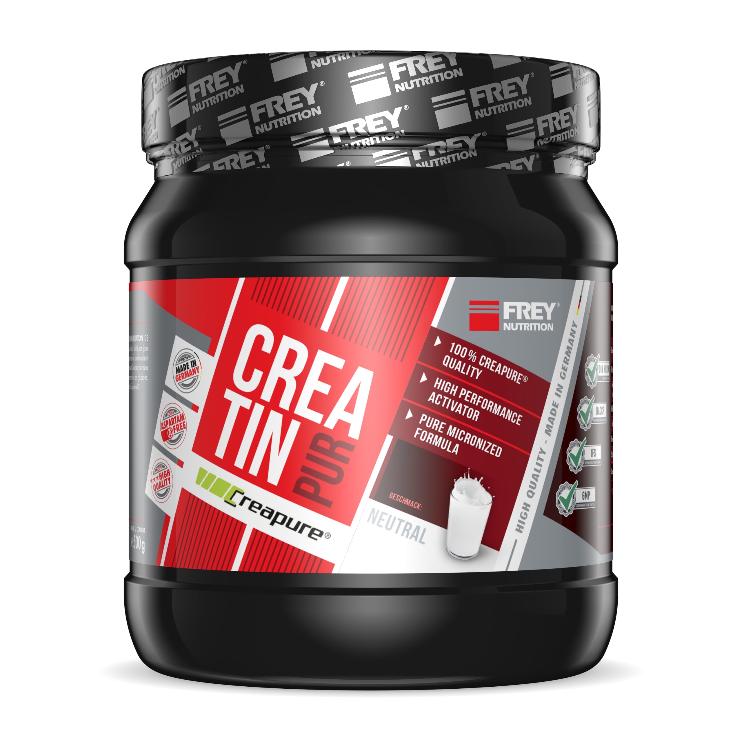 frey-nutrition-creatin-pur-monohydrat-pulver-500-g image 1