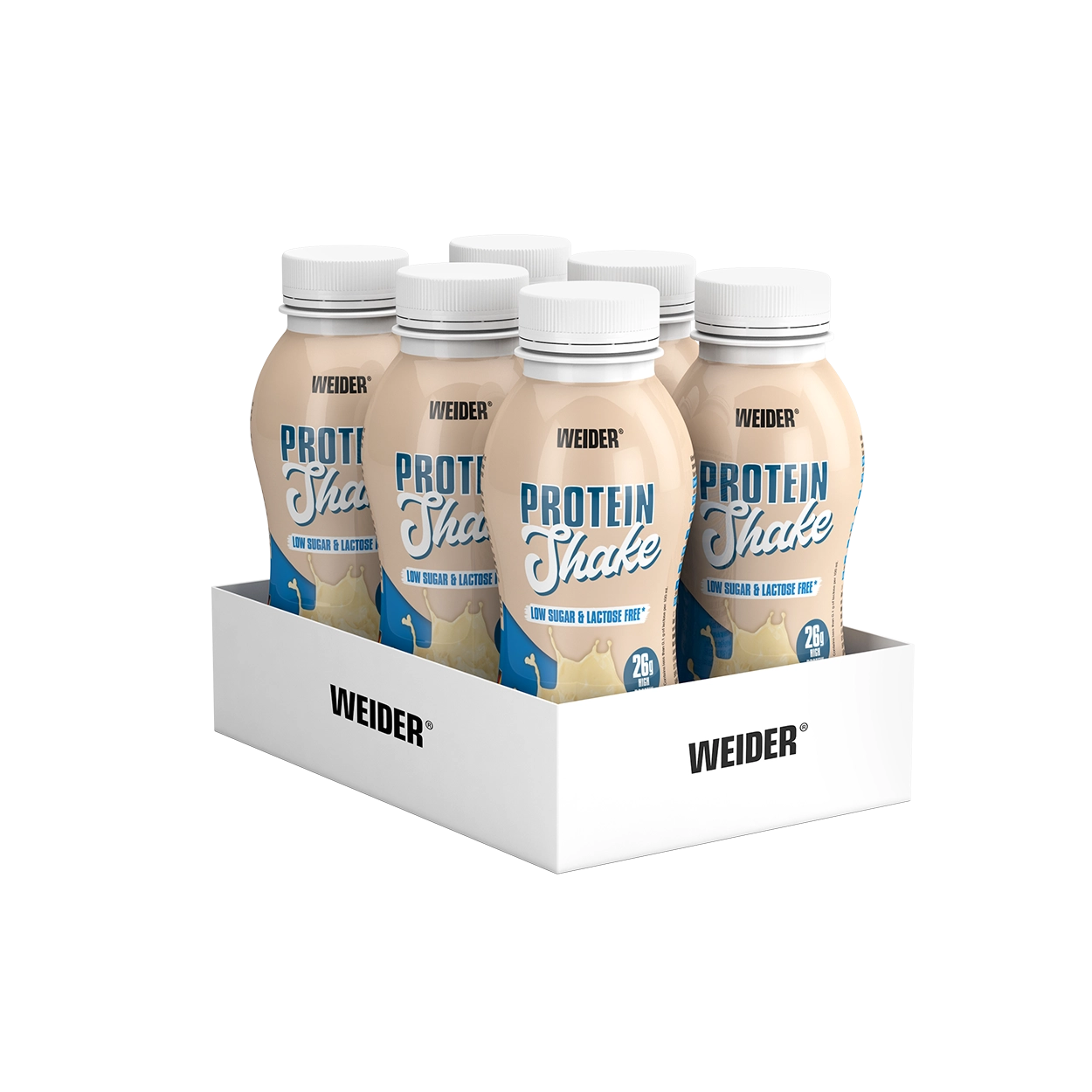 weider-protein-shake-6er-pack-trinkfertiger-shake-mit-26-g-protein-330-ml image 1