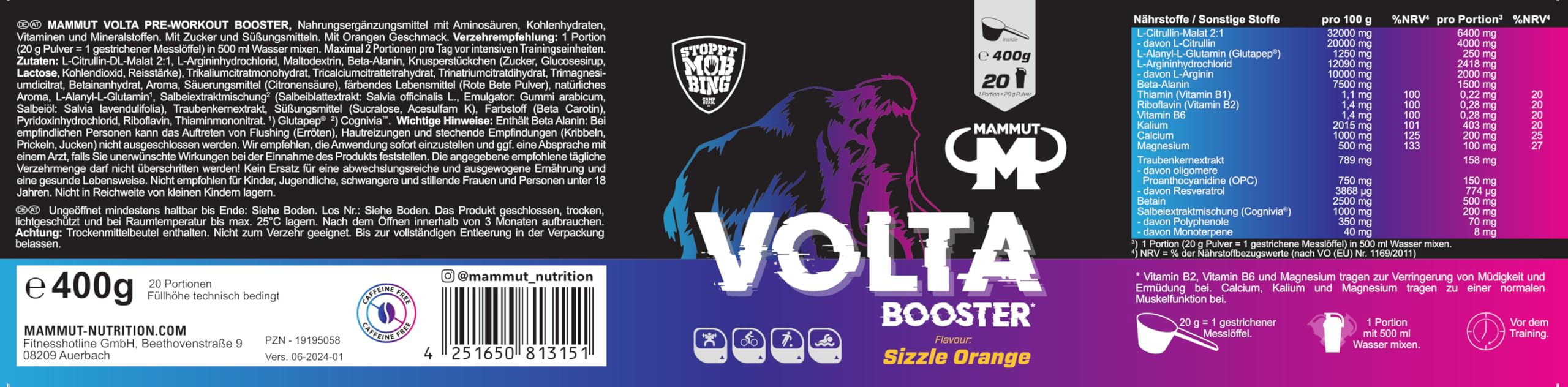 mammut-nutrition-volta-pre-workout-booster-ohne-koffein-400-g-orange image 6