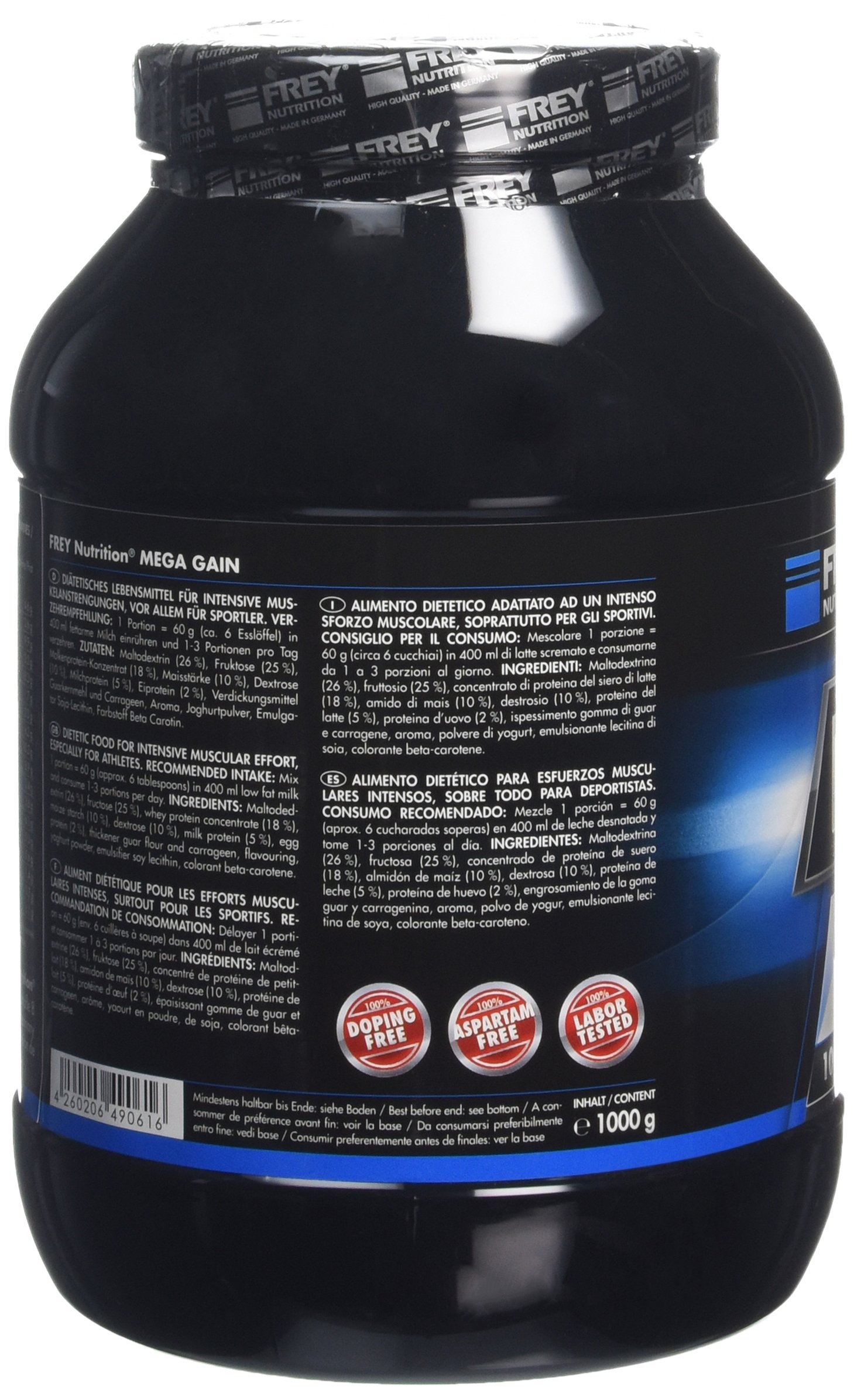 frey-nutrition-mega-gain-weight-gainer-vanille-dose-1-kg image 5