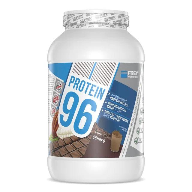 frey-nutrition-protein-96-schoko-mehrkomponenten-protein-2-3kg-dose image 1