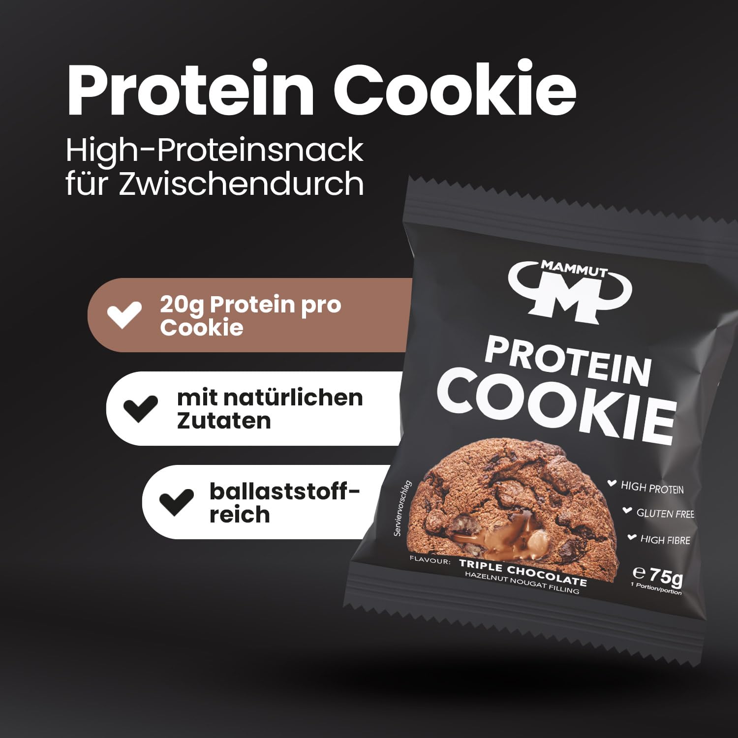 mammut-nutrition-protein-cookie-triple-chocolate-10-x-75-g-glutenfrei image 3