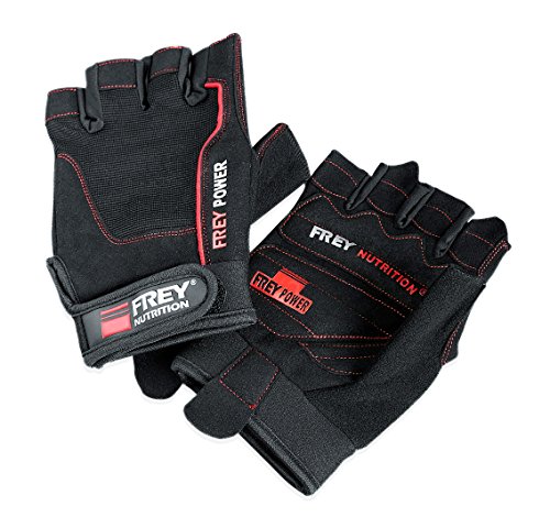frey-nutrition-premium-gloves-fitnesshandschuhe-rot-schwarz image 2