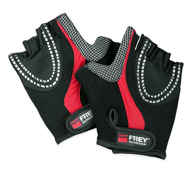 frey-nutrition-performance-gloves-trainingshandschuhe-rot-schwarz image 1