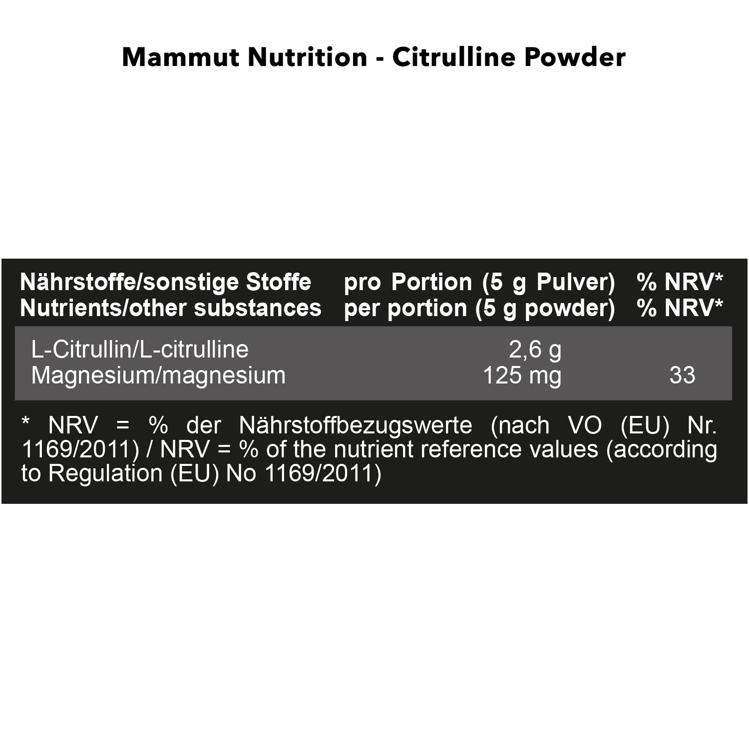 mammut-nutrition-citrulline-powder-mit-magnesium-200-g-dose image 6