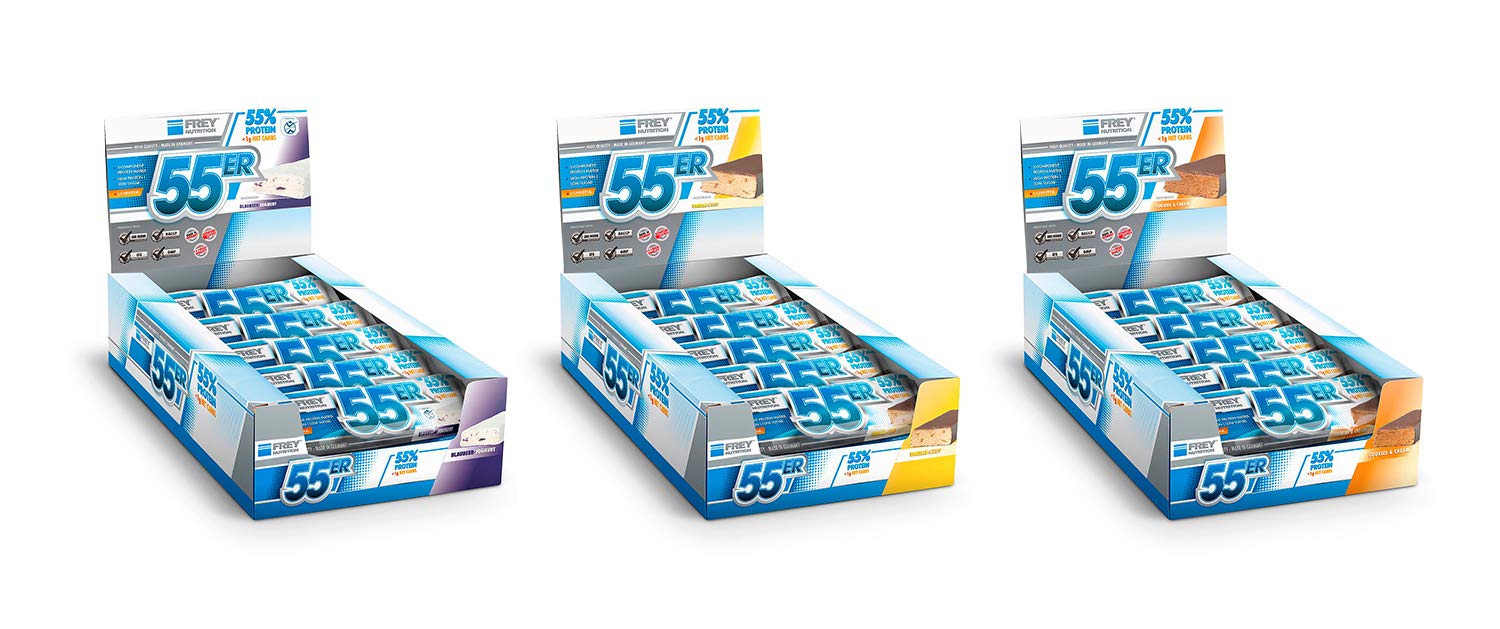 frey-nutrition-55er-proteinriegel-mix-box-20-x-50g image 1