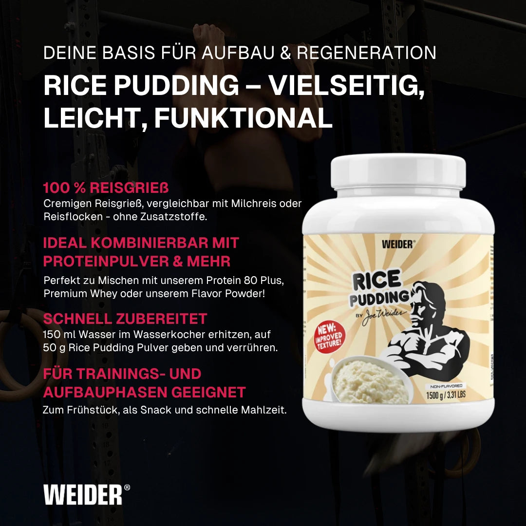weider-rice-pudding-1-5kg-cremiger-reispudding-f-r-masseaufbau image 3