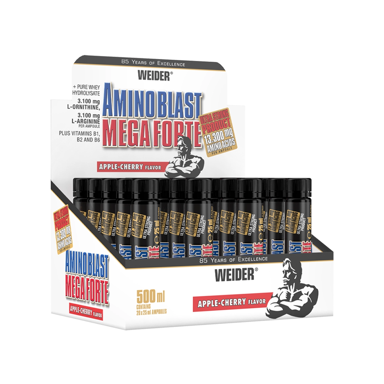weider-amino-blast-mega-forte-ampullen-13-6-g-fl-ssiges-protein-pro-ampulle image 1
