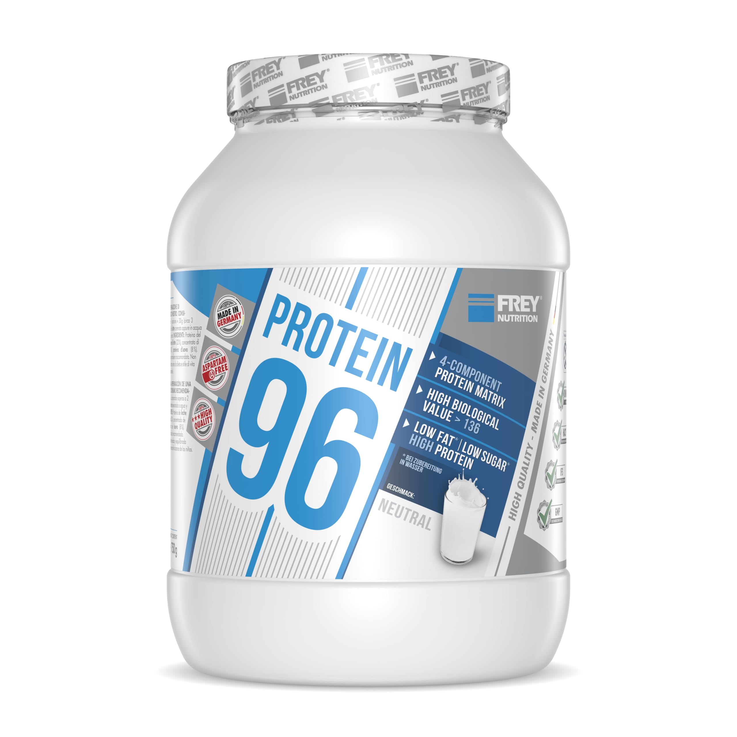 frey-nutrition-protein-96-neutral-500-g-4-komponenten-protein-low-carb image 6