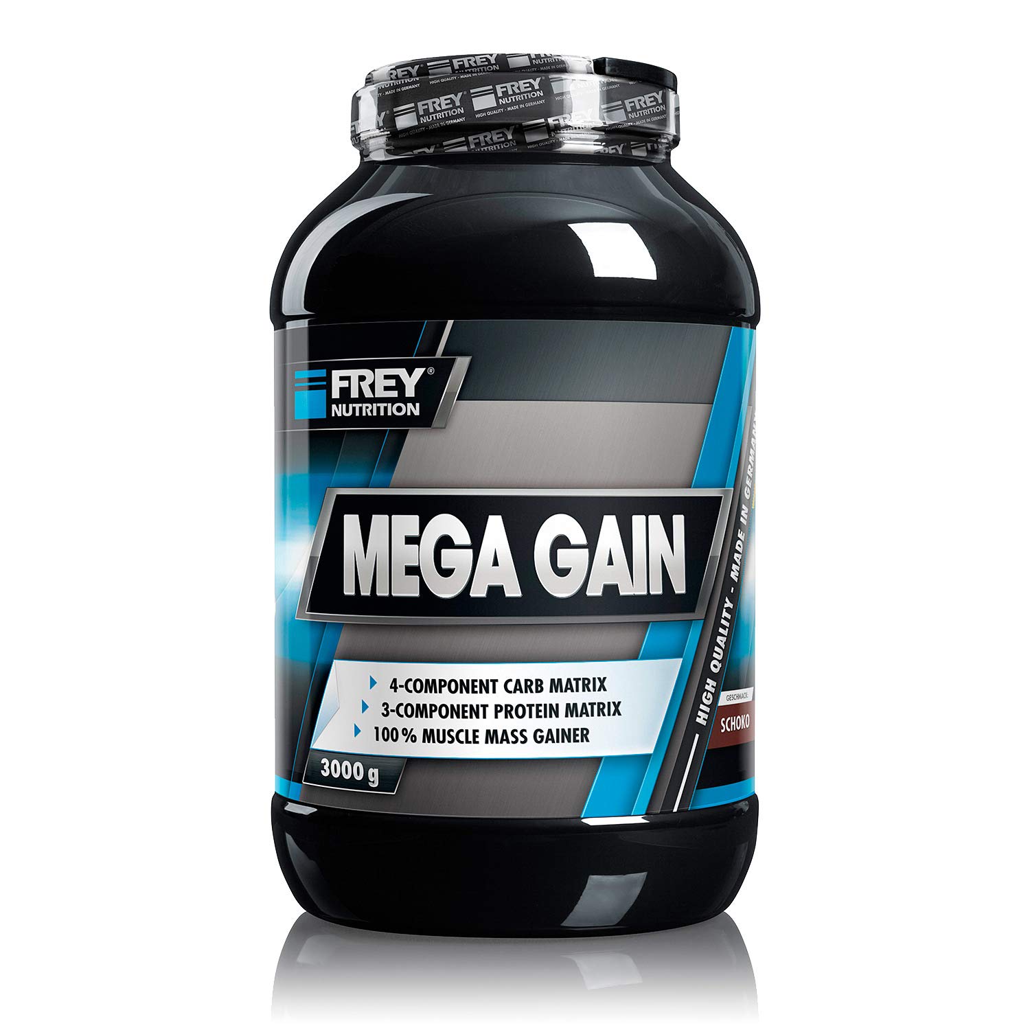 frey-nutrition-mega-gain-weight-gainer-schoko-3-kg-dose image 1