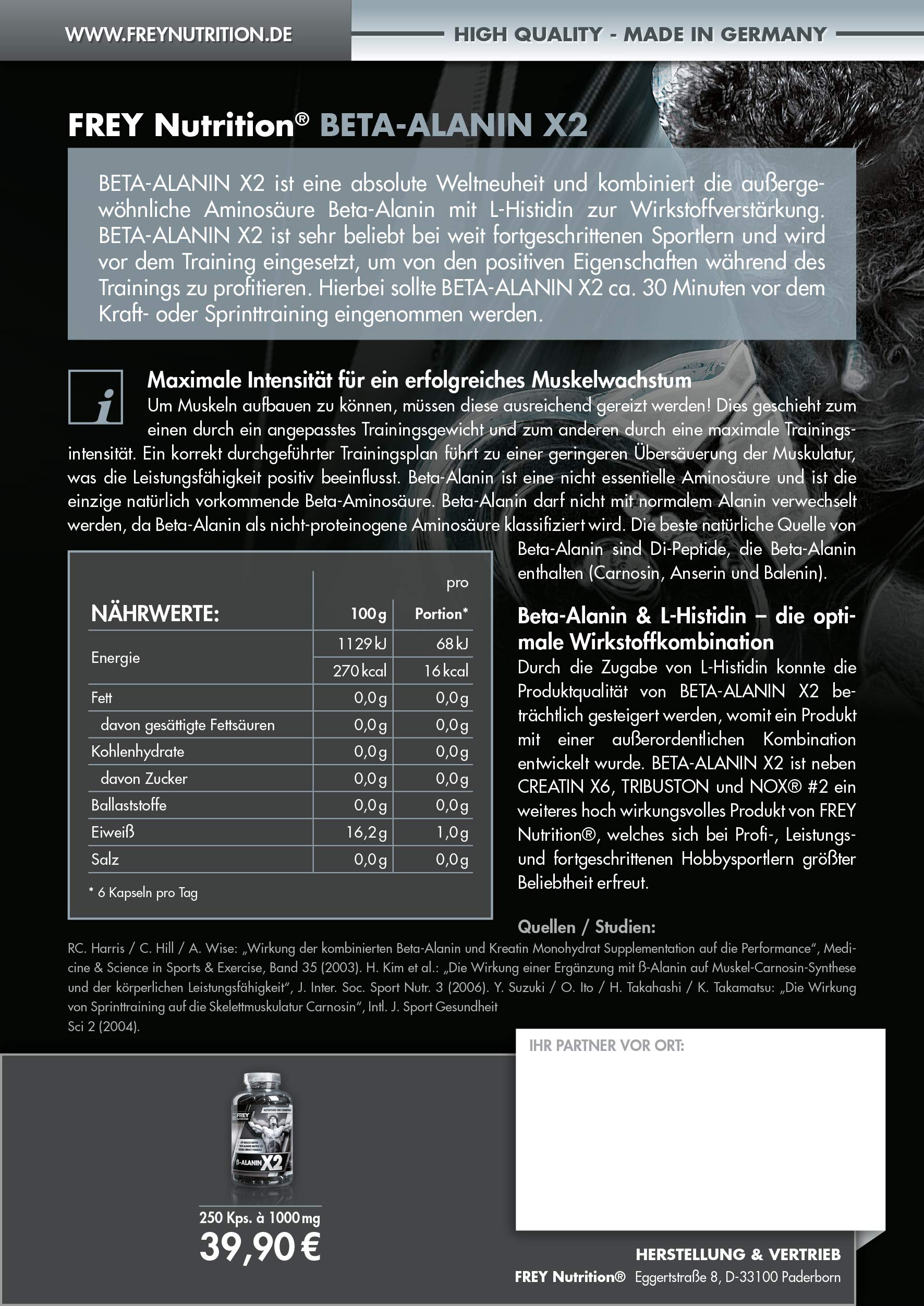 frey-nutrition-beta-alanin-x2-kapseln-250g image 3