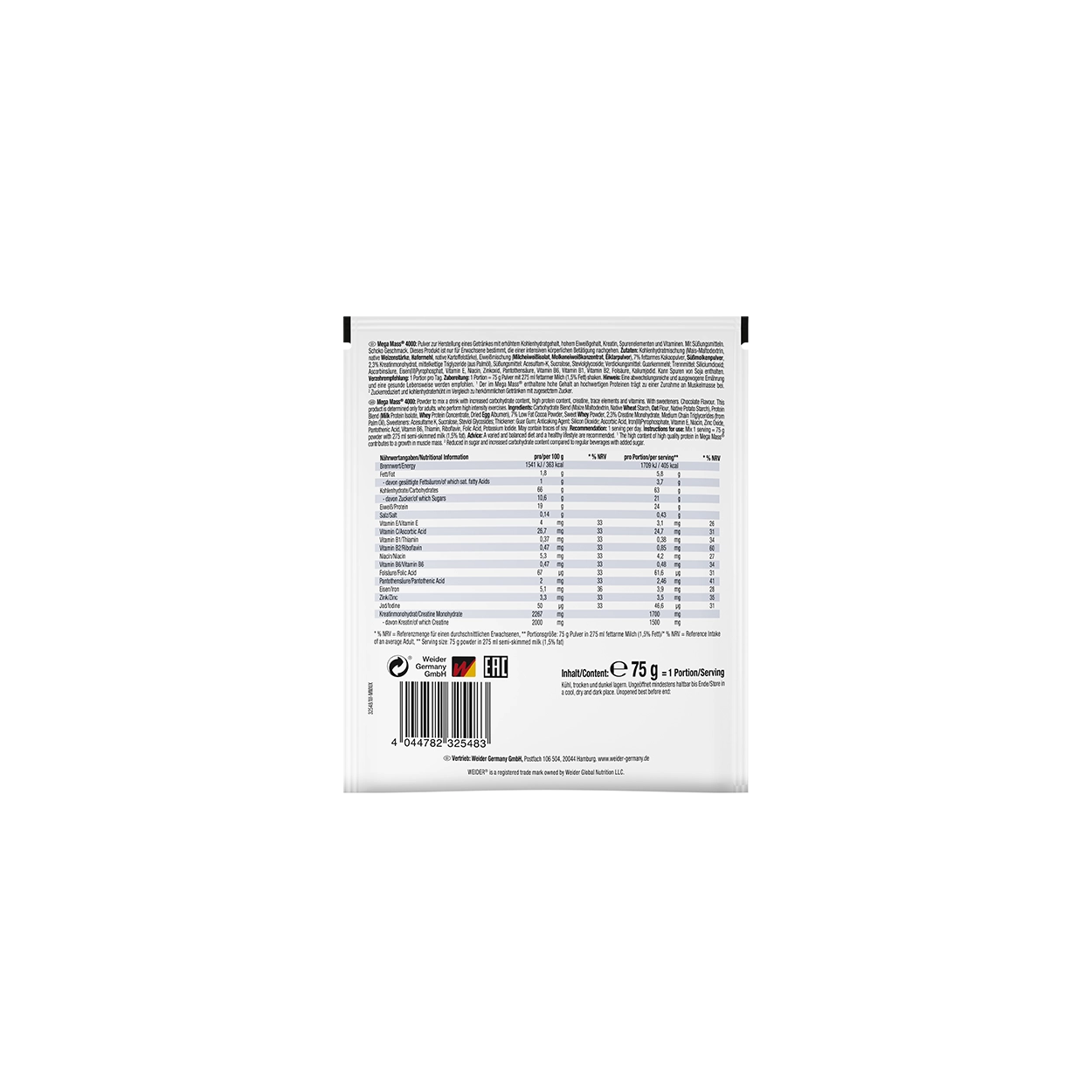 weider-mega-mass-4000-weight-gainer-probierbeutel image 2