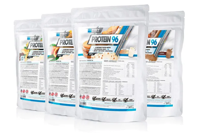 frey-nutrition-protein-96-cocos-4-komponenten-protein-4-x-500-g-beutel image 1