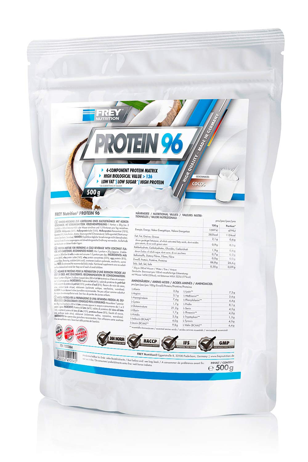 frey-nutrition-protein-96-proteinpulver-schoko-500-g image 4