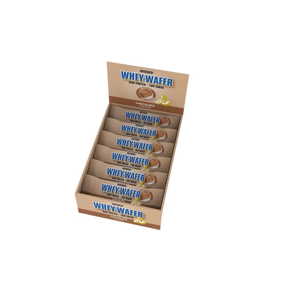 weider-whey-wafer-12er-box-protein-waffel-mit-schokoladen-berzug image 1