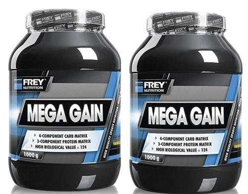 frey-nutrition-mega-gain-2er-pack-2-x-1000-g-dose-erdbeer-weight-gainer image 1