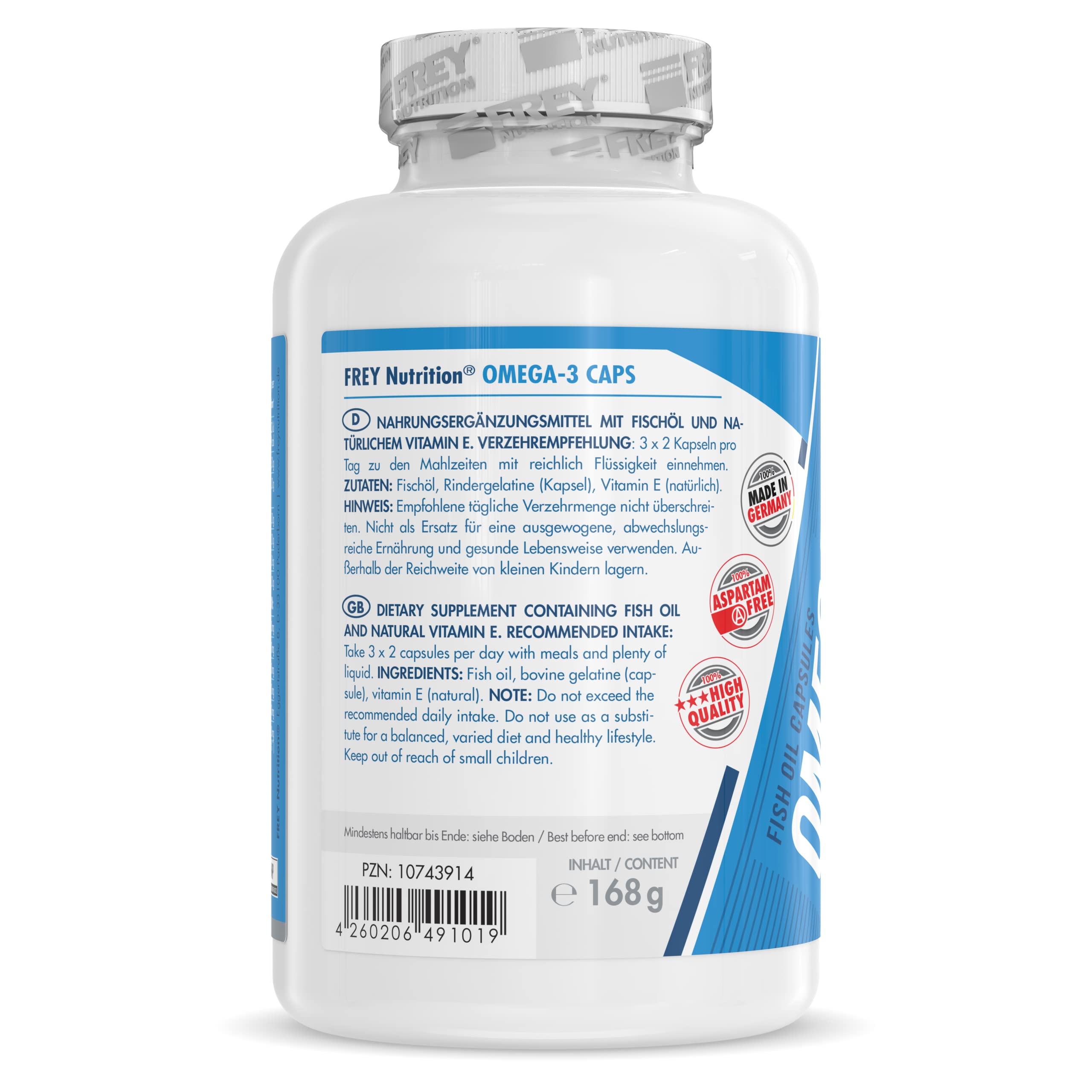frey-nutrition-omega-3-complex-omega-3-kapseln-168-g image 2