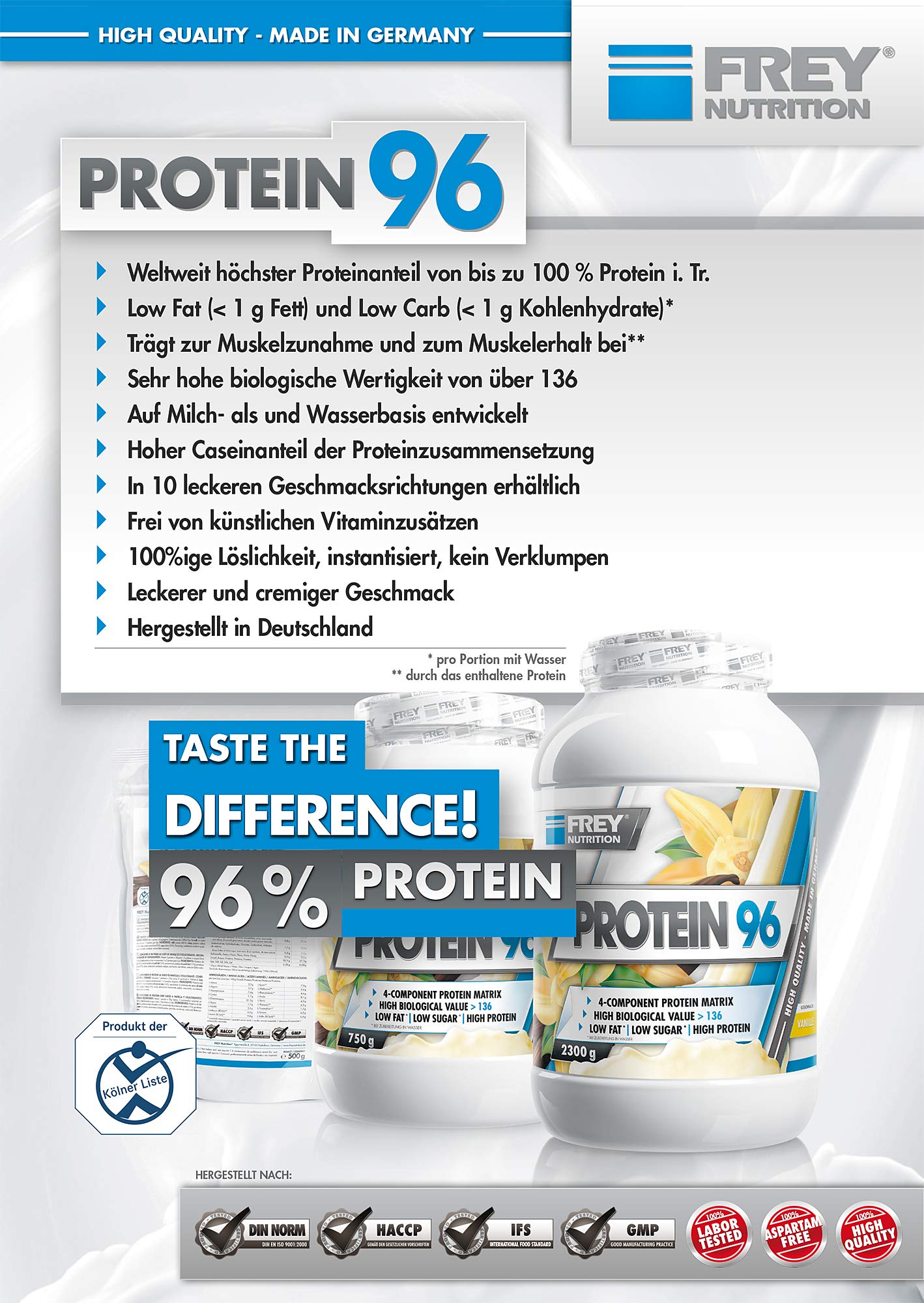 frey-nutrition-protein-96-cocos-4-komponenten-protein-4-x-500-g-beutel image 2