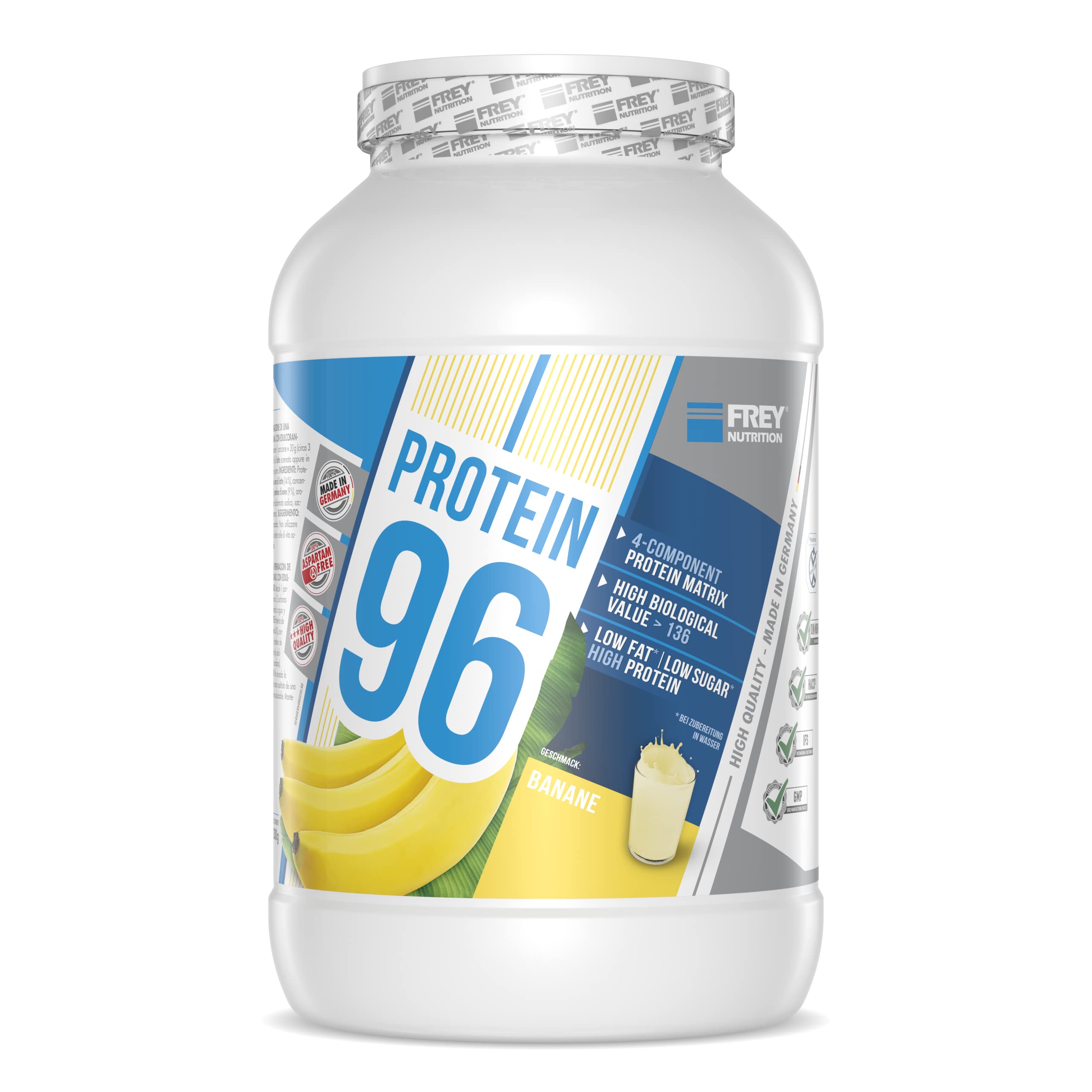 frey-nutrition-protein-96-schoko-mehrkomponenten-protein-2-3kg-dose image 8