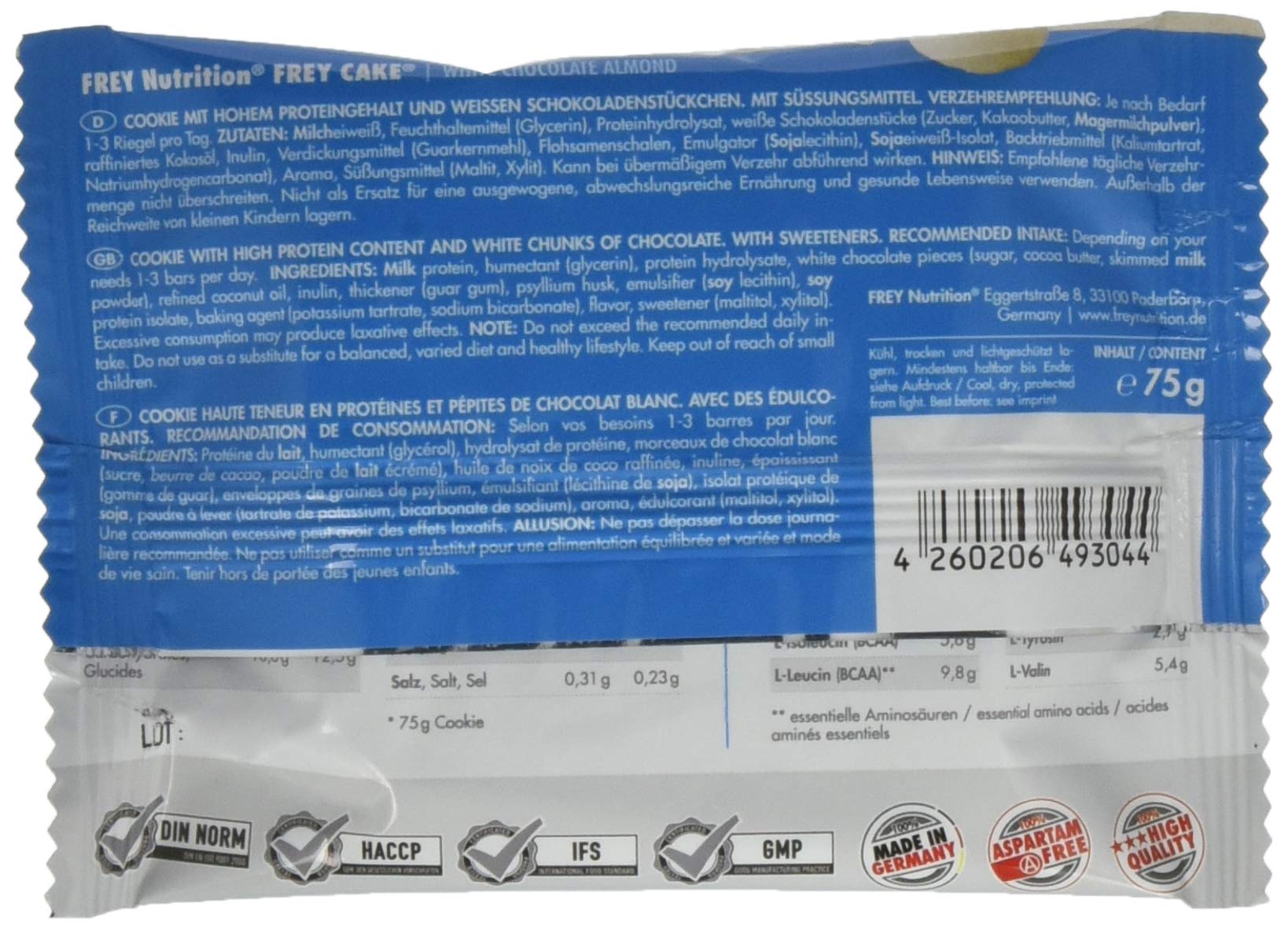 frey-nutrition-cake-protein-cookie-12-x-75-g-900-g image 3