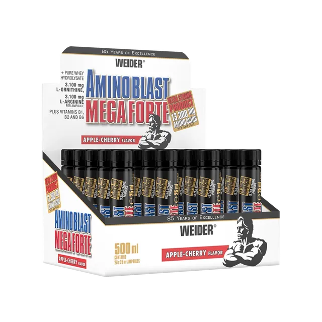 weider-amino-blast-mega-forte-ampullen-13-6-g-fl-ssiges-protein-pro-ampulle image 1