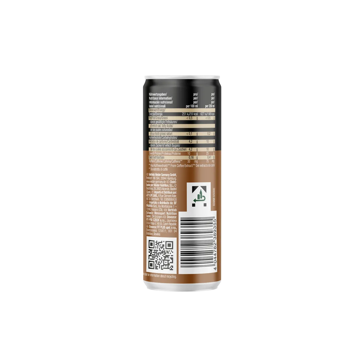 weider-milk-protein-coffee-250-ml-dose-mit-25-g-milchprotein-kaffeeextrakt image 2