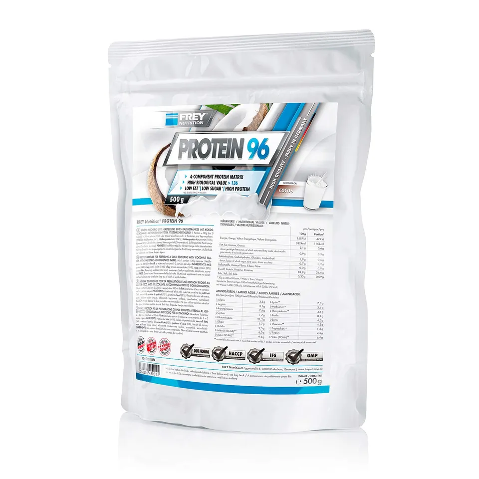 frey-nutrition-protein-96-cocos-beutel-500-g image 1