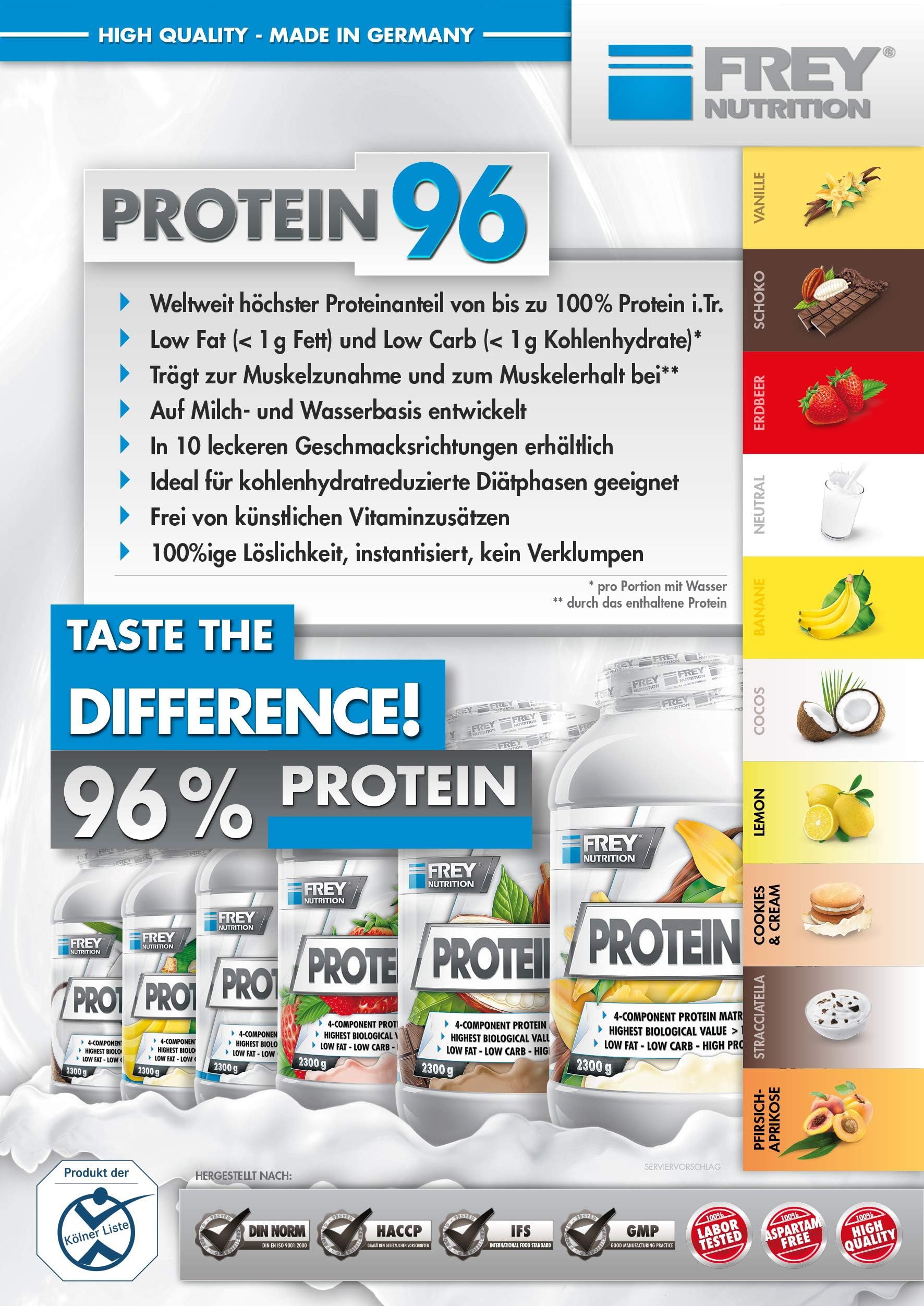 frey-nutrition-protein-96-vanille-4-komponenten-protein-750-g-dose image 4
