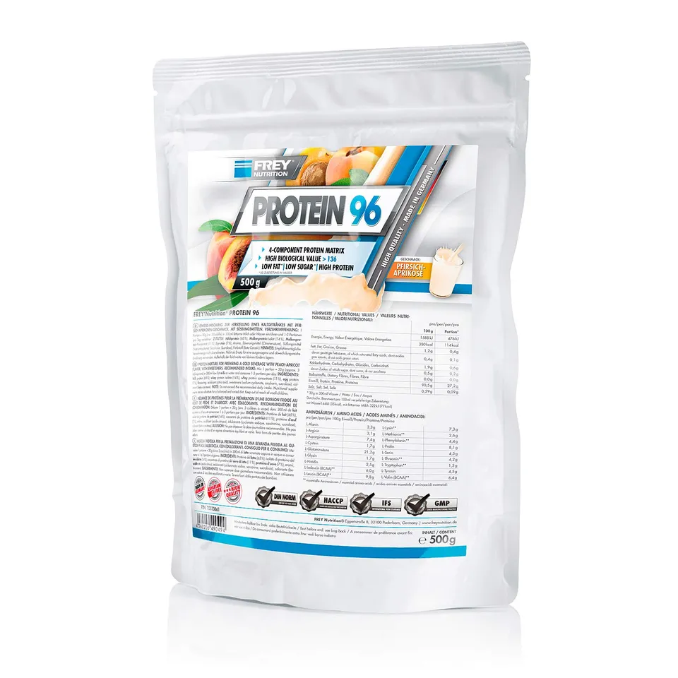 frey-nutrition-protein-96-proteinpulver-pfirsich-aprikose image 1