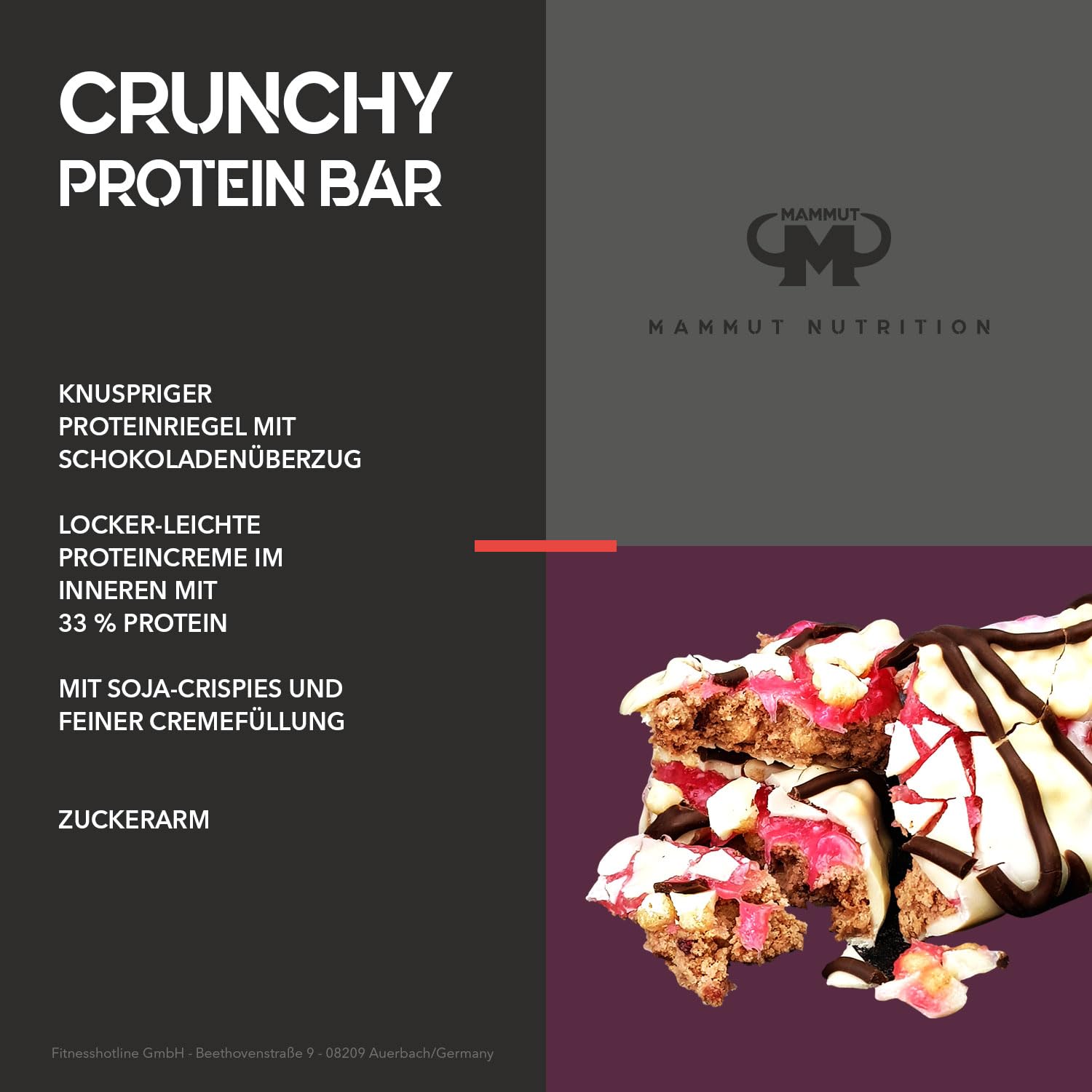 mammut-nutrition-crunchy-protein-bar-raspberry-white-chocolate-12-x-45-g image 3