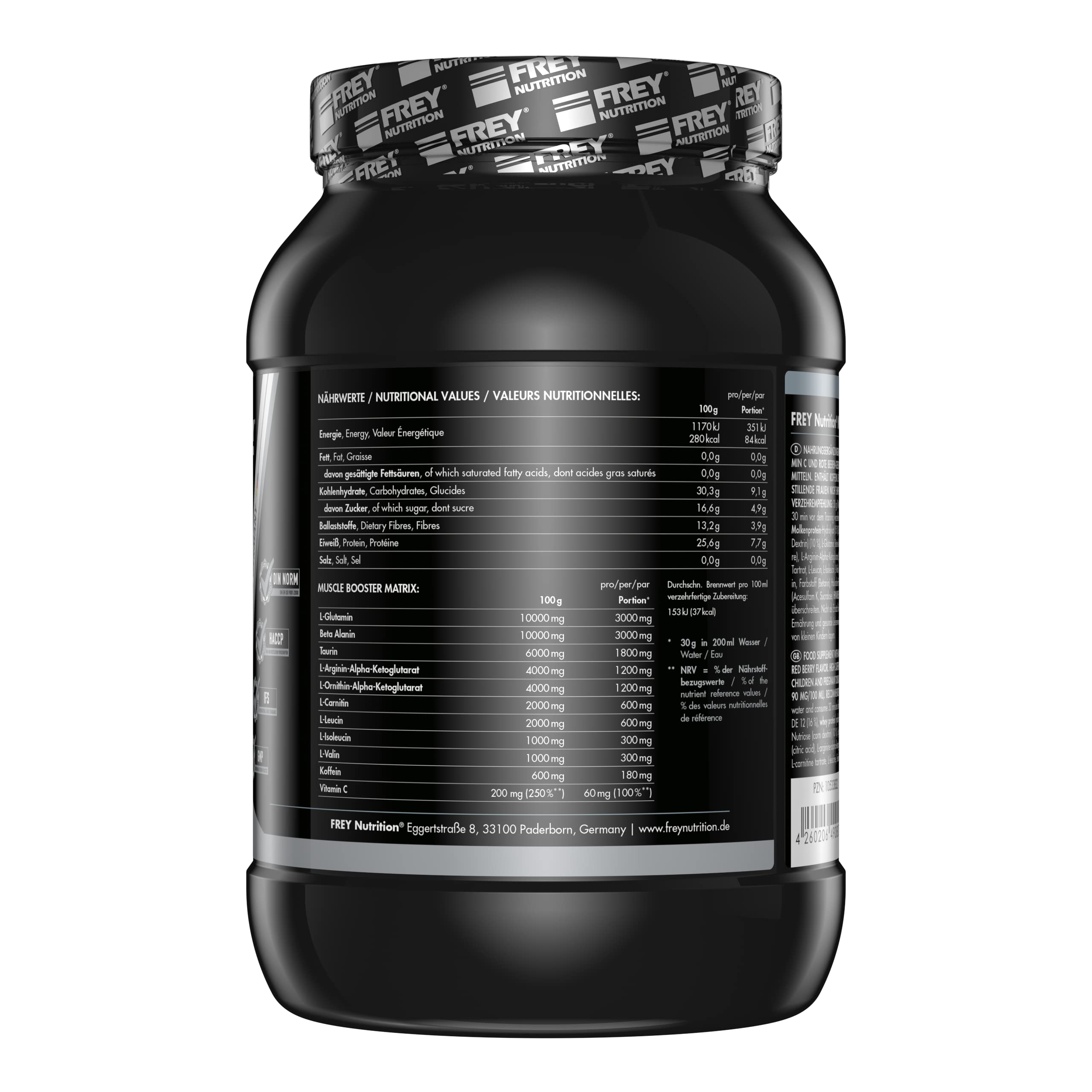 frey-nutrition-muscle-booster-pre-workout-1er-pack image 2