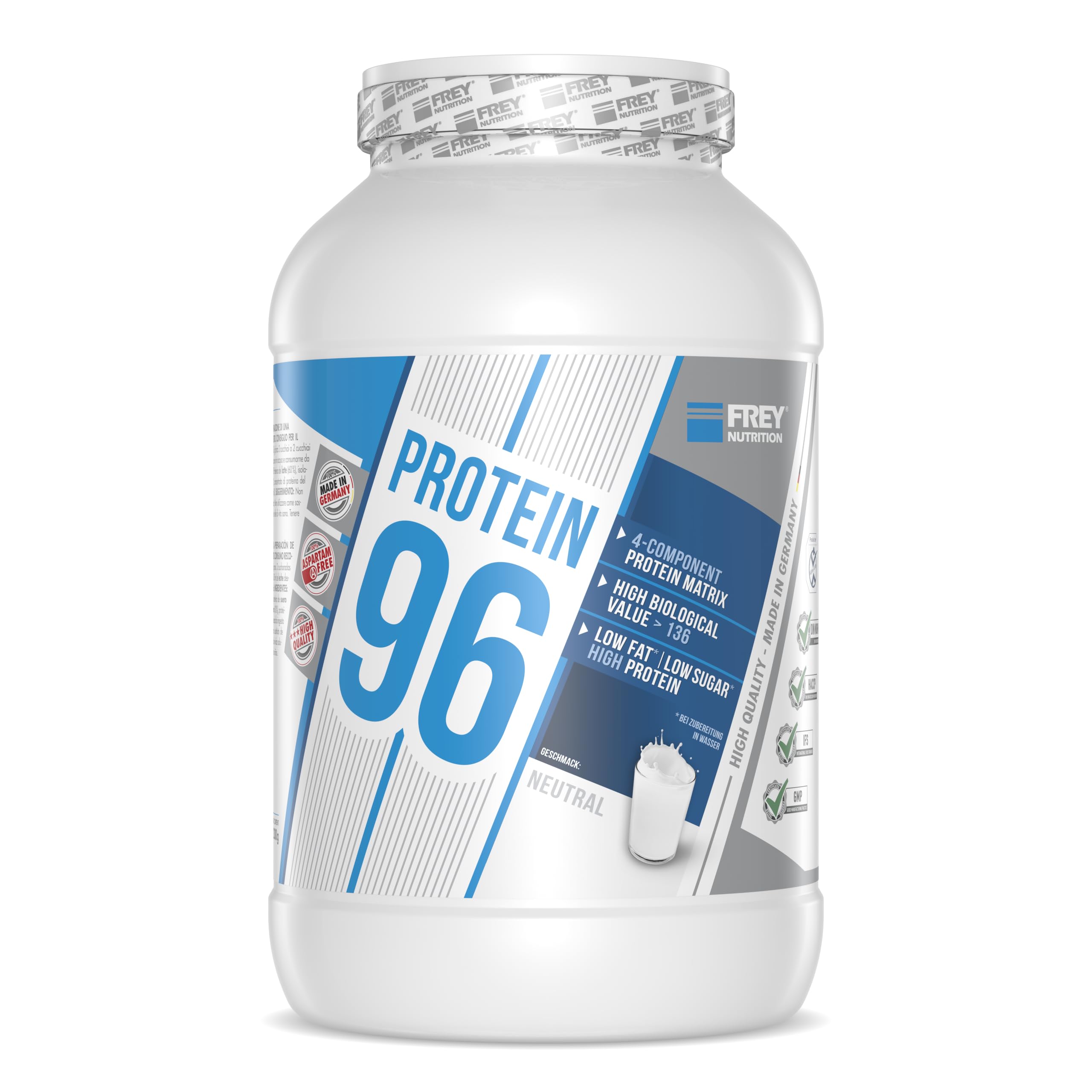 frey-nutrition-protein-96-neutral-500-g-4-komponenten-protein-low-carb image 3
