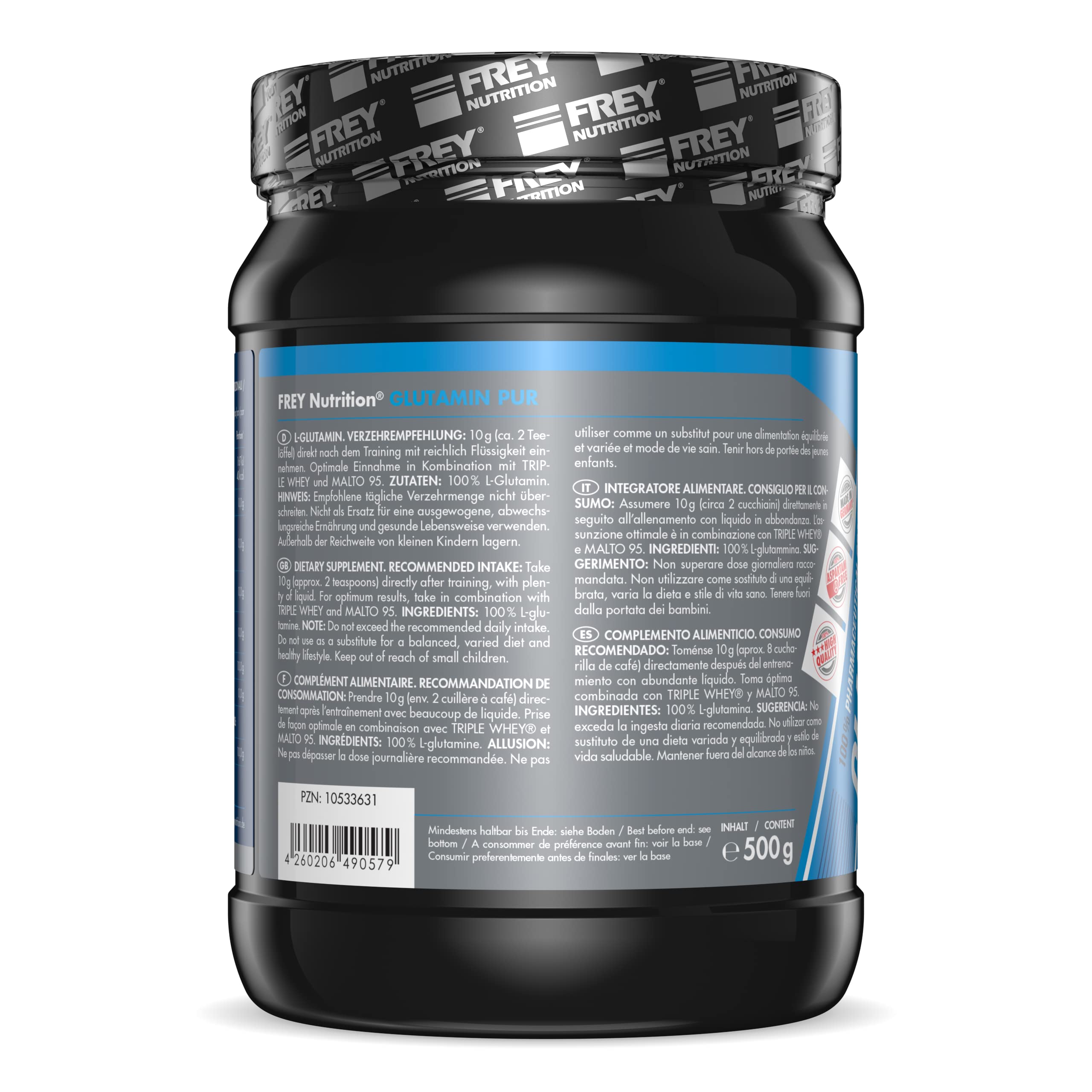 frey-nutrition-glutamin-pur-pulver-500-g image 3