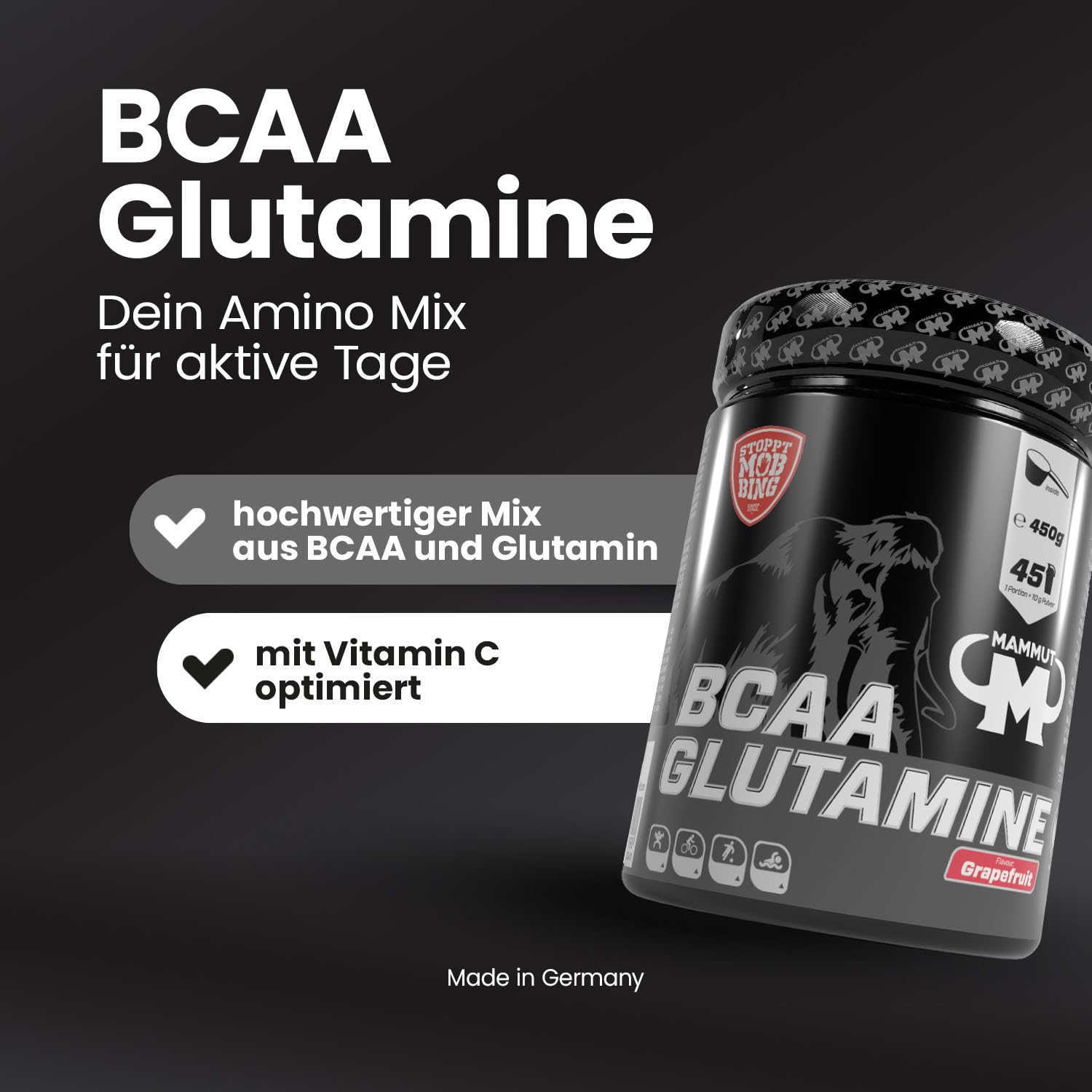 mammut-nutrition-bcaa-glutamine-2-1-1-pulver-grapefruit-450-g image 2