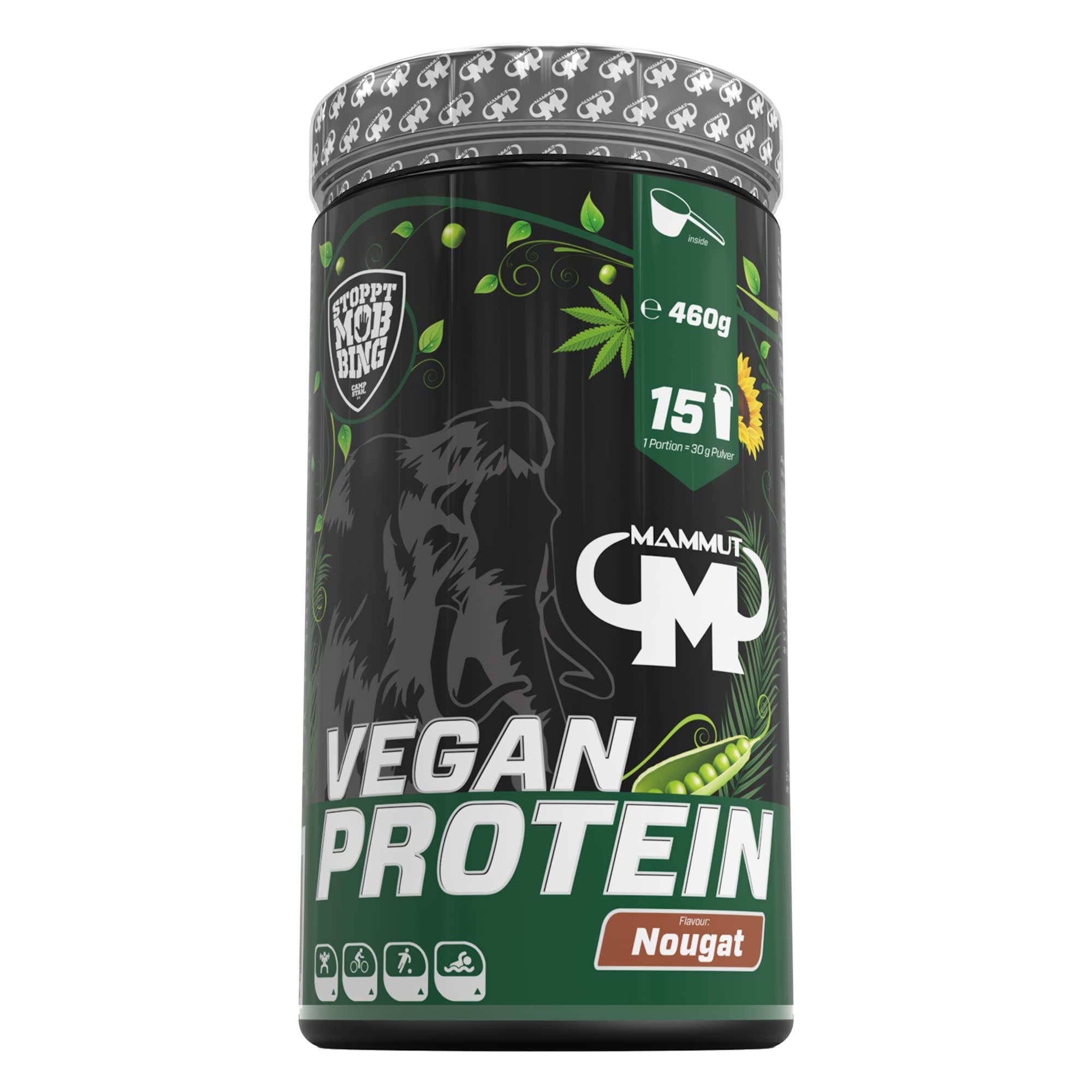 mammut-nutrition-vegan-protein-nougat-460-g image 1